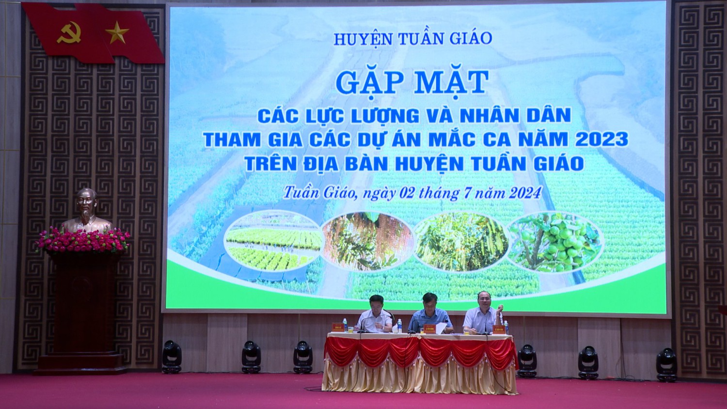 Tuần Giáo: Gặp mặt các lực lượng và nhân dân tham gia các Dự án Mắc ca năm 2023 trên địa bàn hình bầu cua tôm cá
