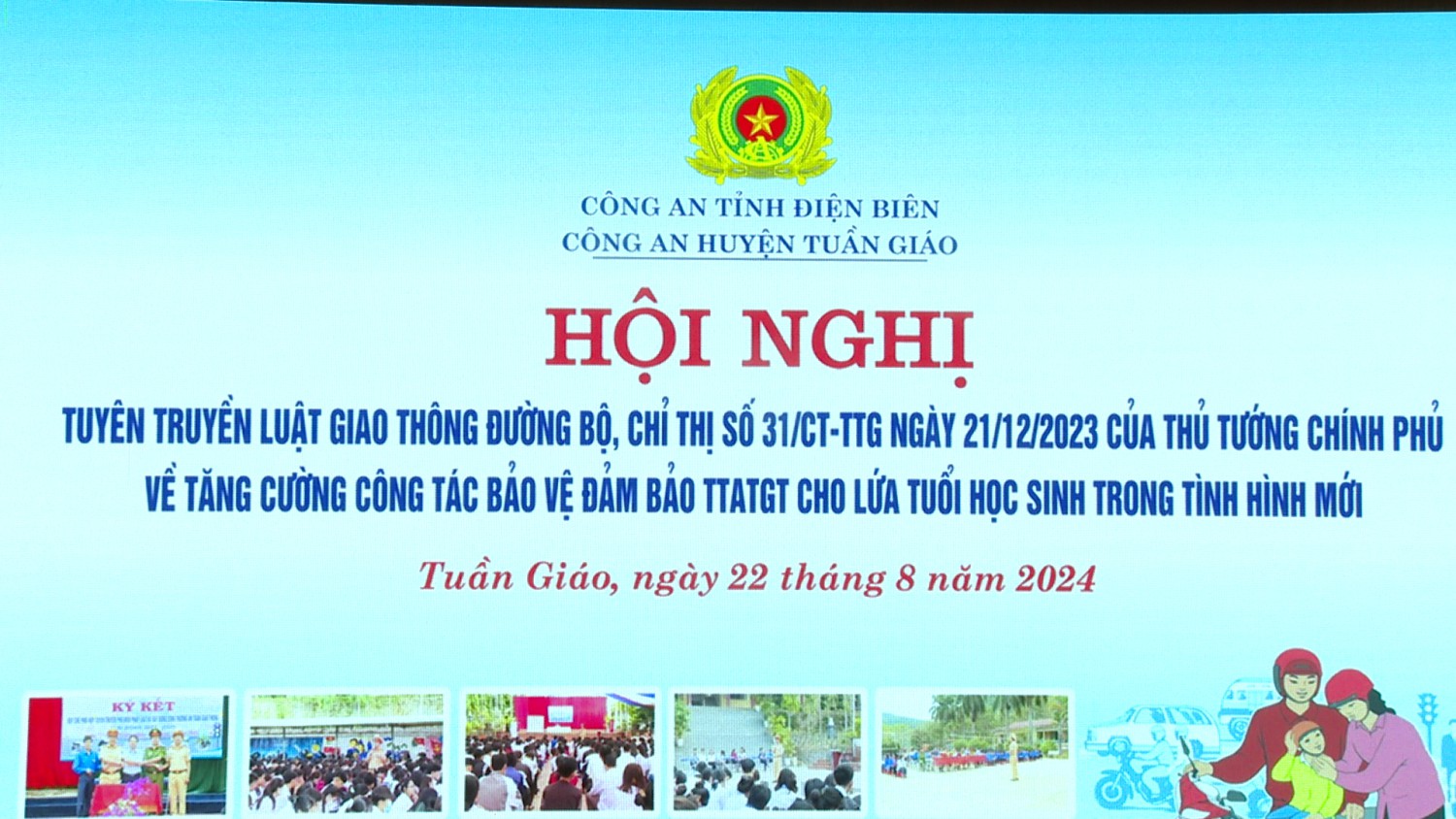 Hội nghị tuyên truyền Luật giao thông đường bộ, Chỉ thị số 31/CT-TTg ngày 21/12/2023 của Thủ tướng Chính phủ về tăng cường công tác bảo đảm trật tự, an toàn giao thông cho lứa tuổi học sinh trong tình hình mới